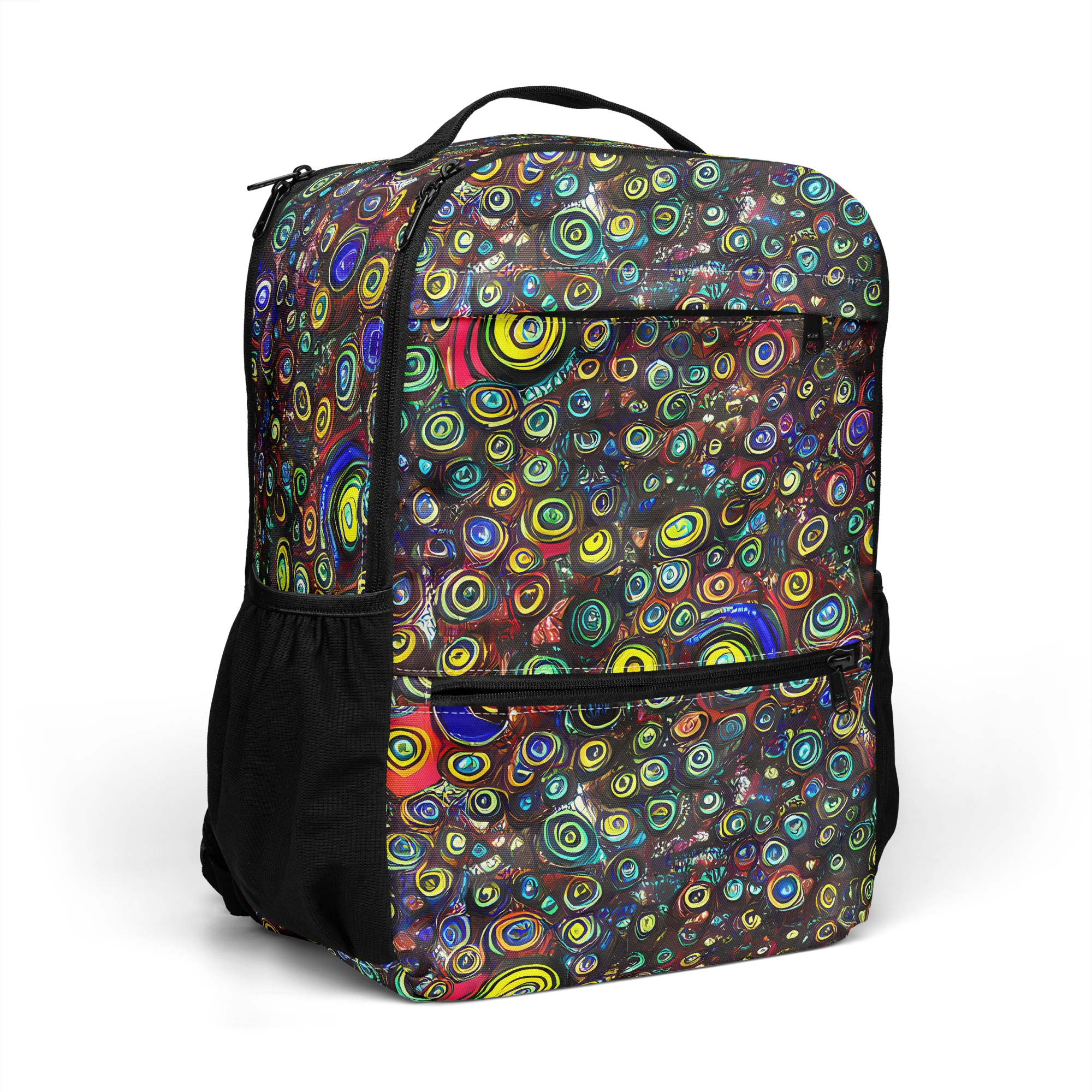 Neon Oculus on Utility Backpack — Right Front