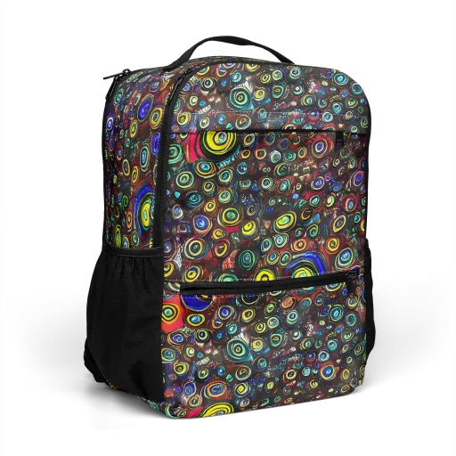 Neon Oculus on a Utility Backpack