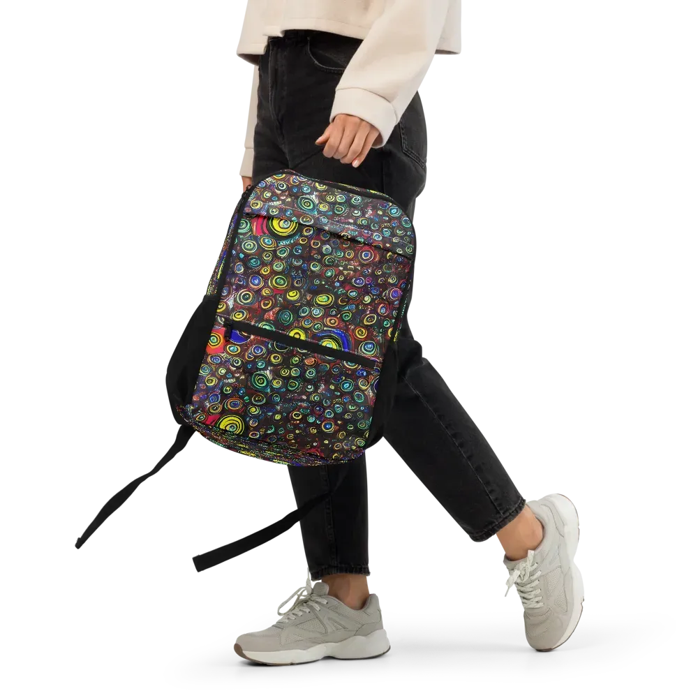 Neon Oculus on Utility Backpack — Front