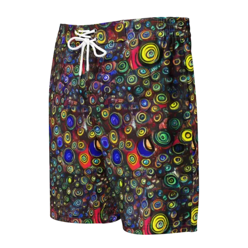Neon Oculus on a Men's Board Shorts