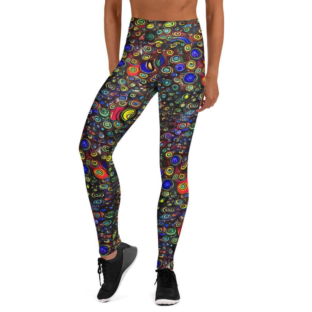 Neon Oculus on Yoga Leggings — Front