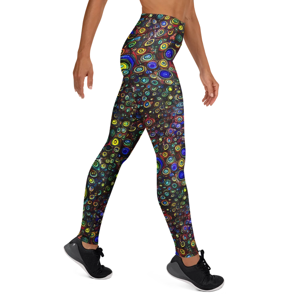 Neon Oculus on Yoga Leggings — Right