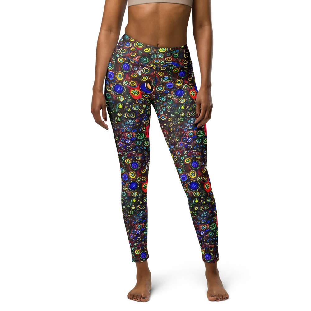 Neon Oculus on Yoga Leggings — Front