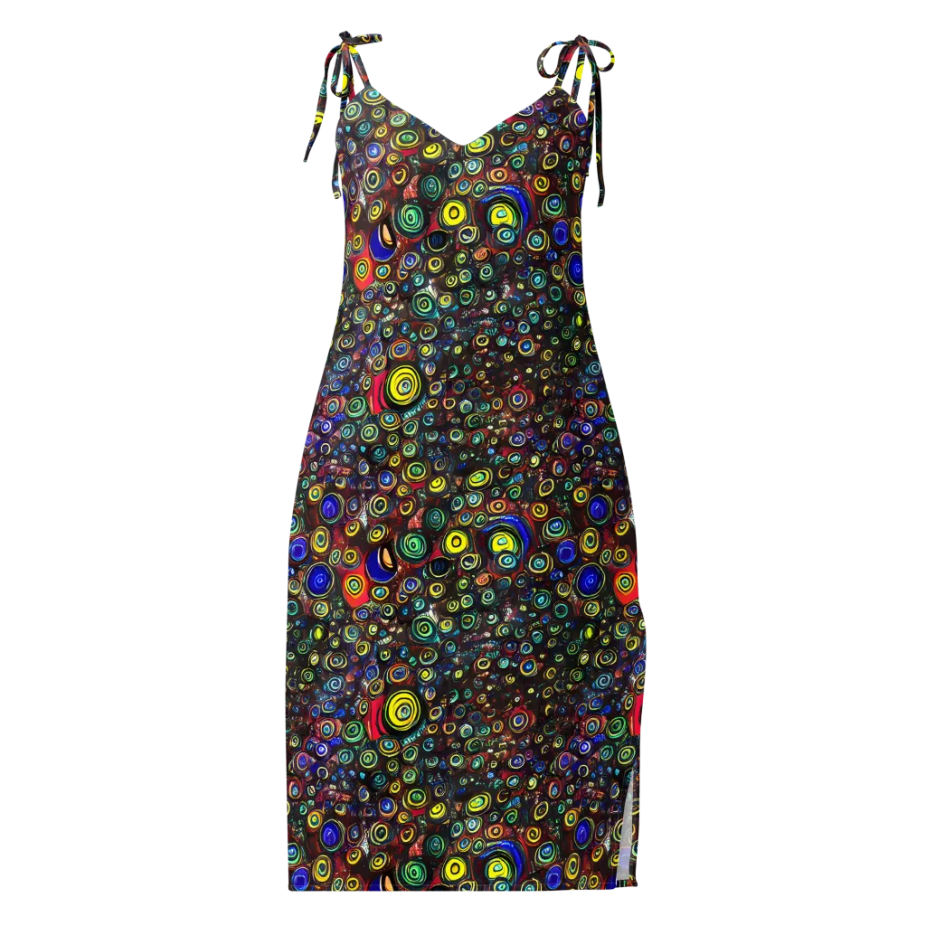 Neon Oculus on Slip Dress — Front