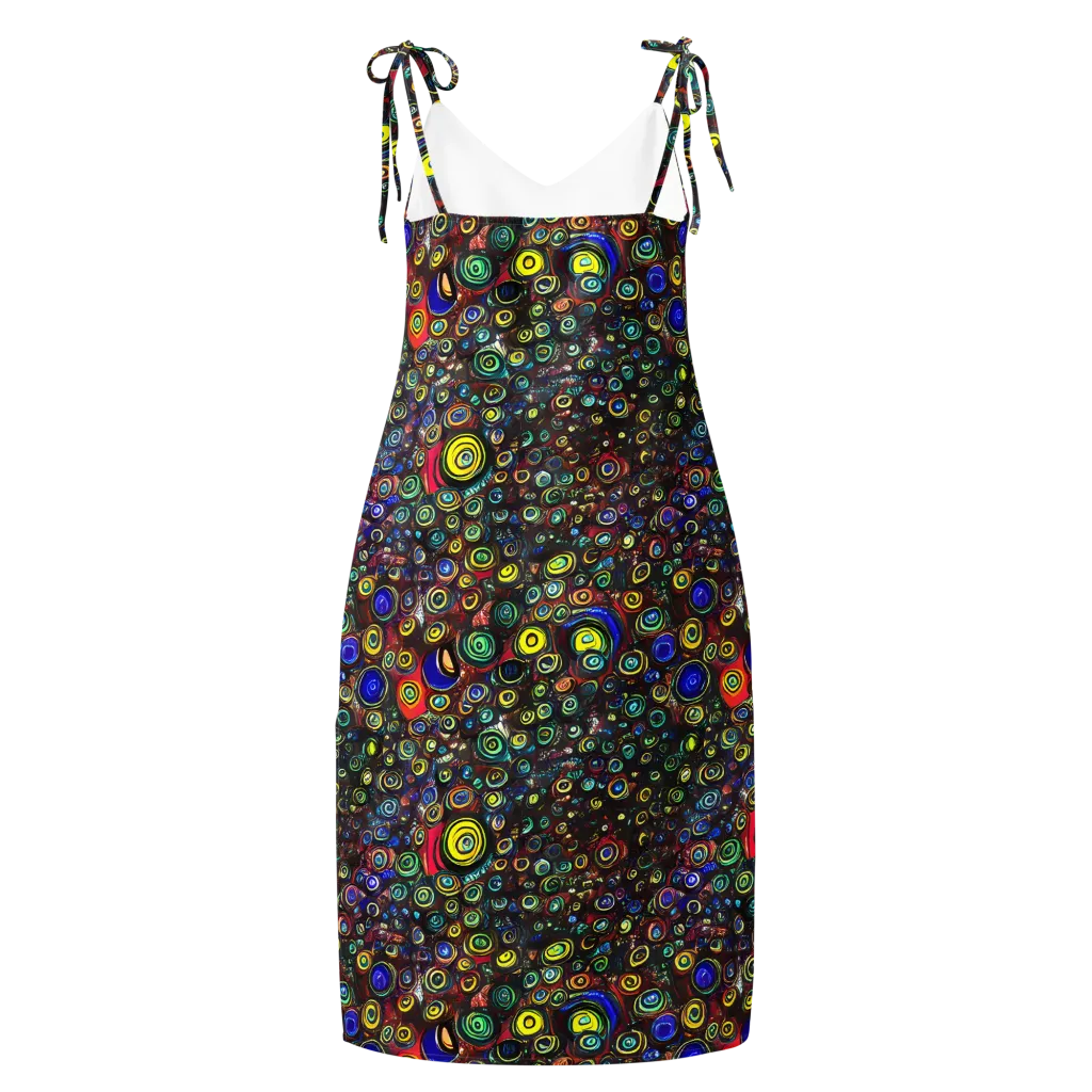 Neon Oculus on Slip Dress — Back