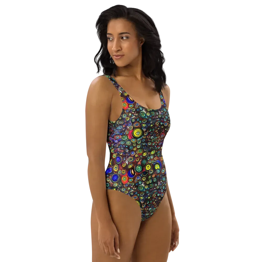 Neon Oculus on One-Piece Swimsuit — Right