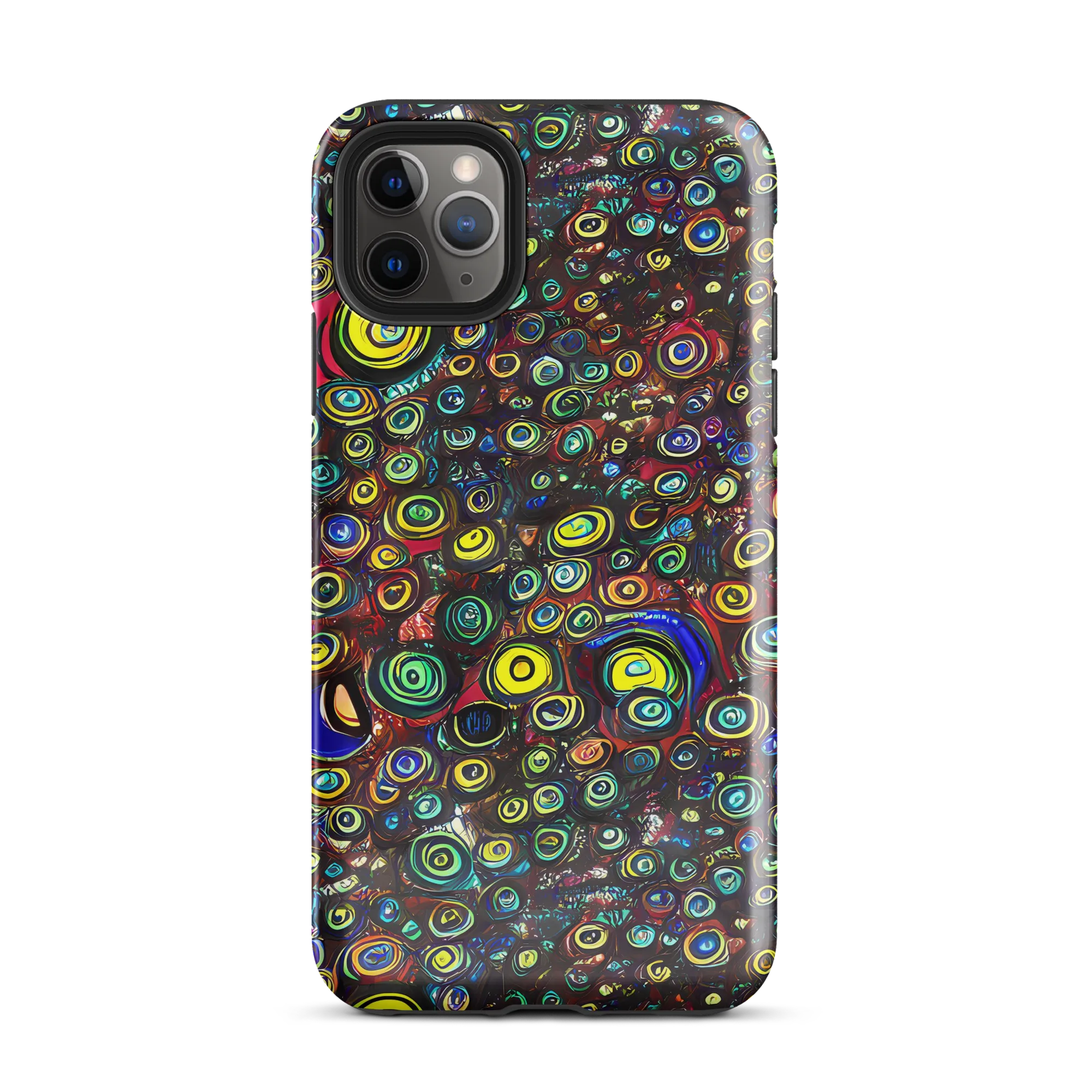 Neon Oculus on Tough Case for iPhone® — Front