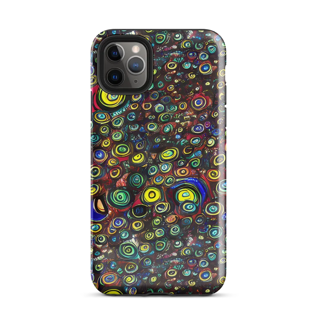 Neon Oculus on Tough Case for iPhone® — Front