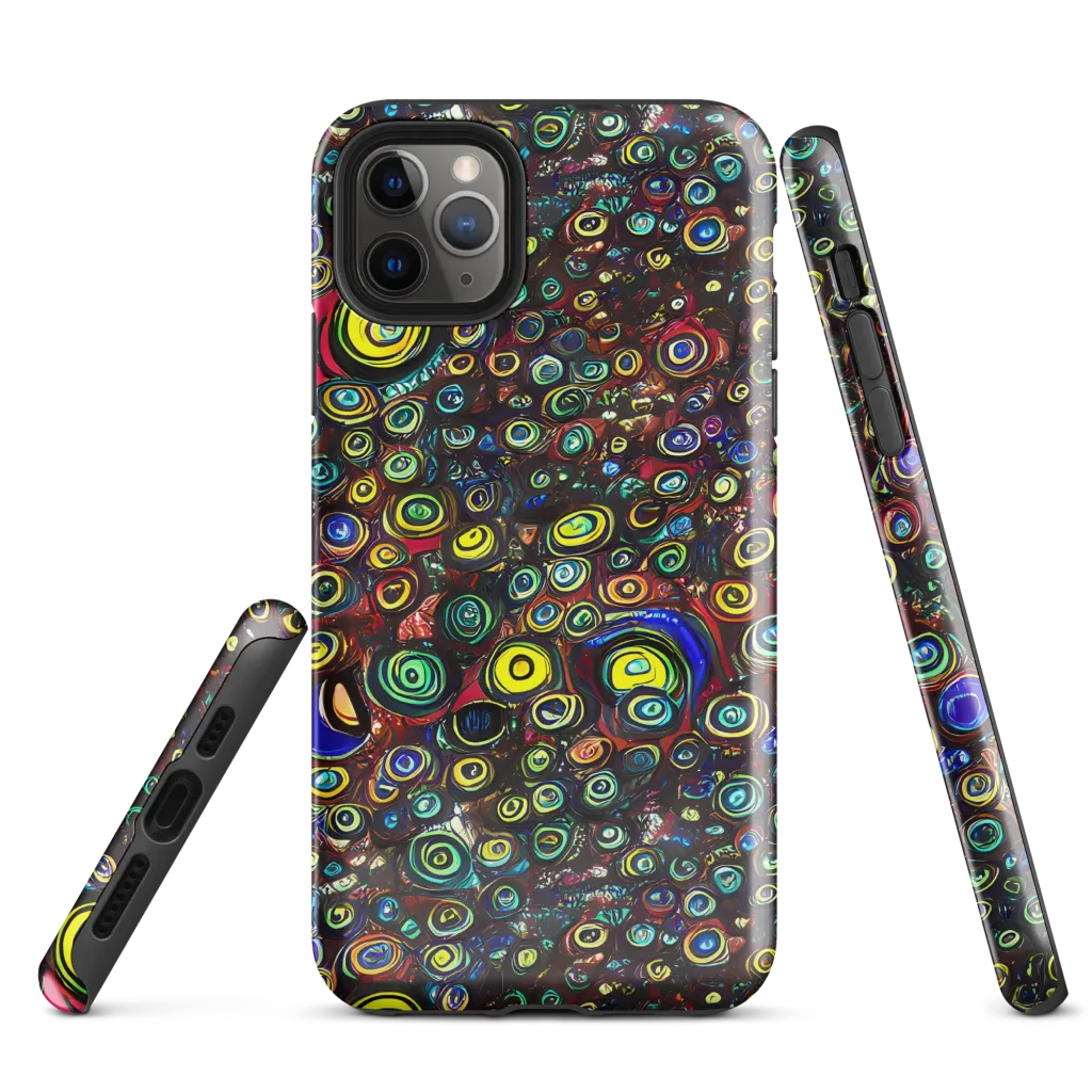 Neon Oculus on Tough Case for iPhone® — Front
