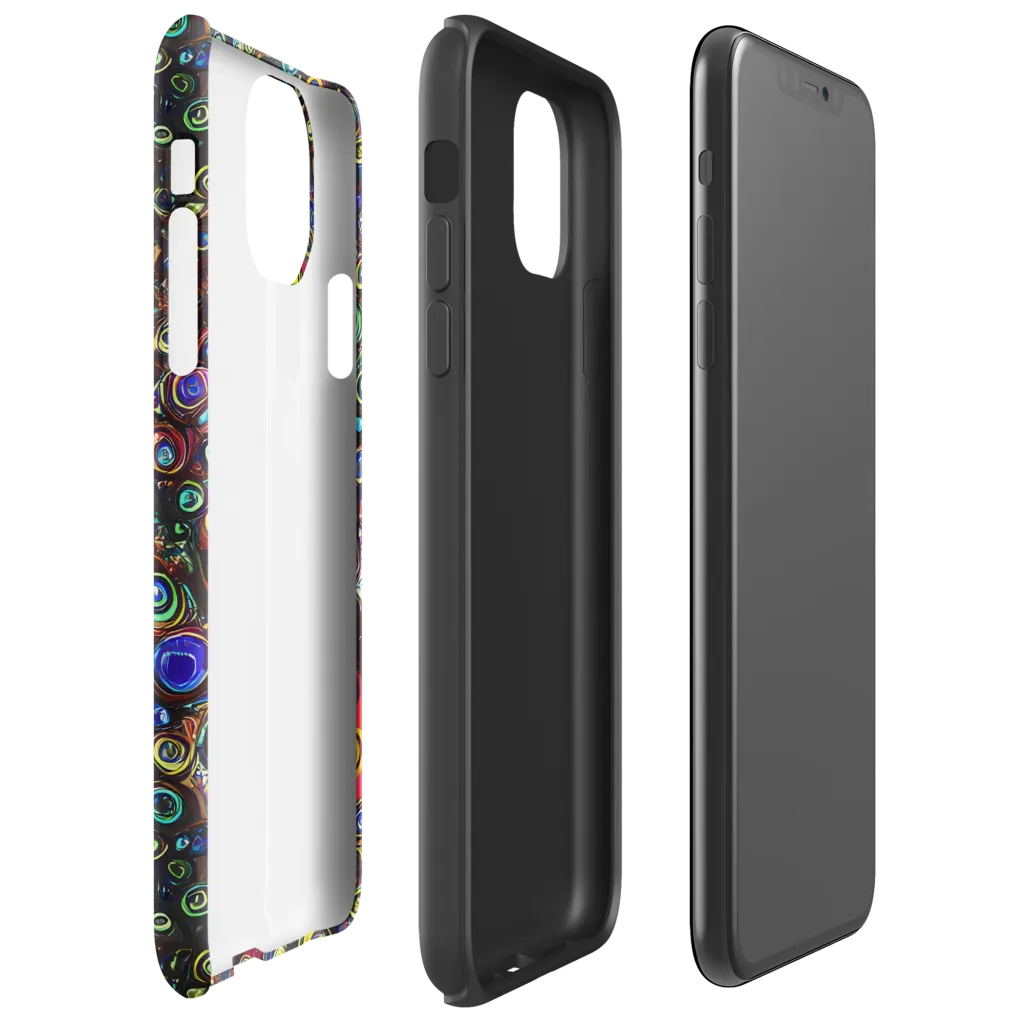 Neon Oculus on Tough Case for iPhone® — Right