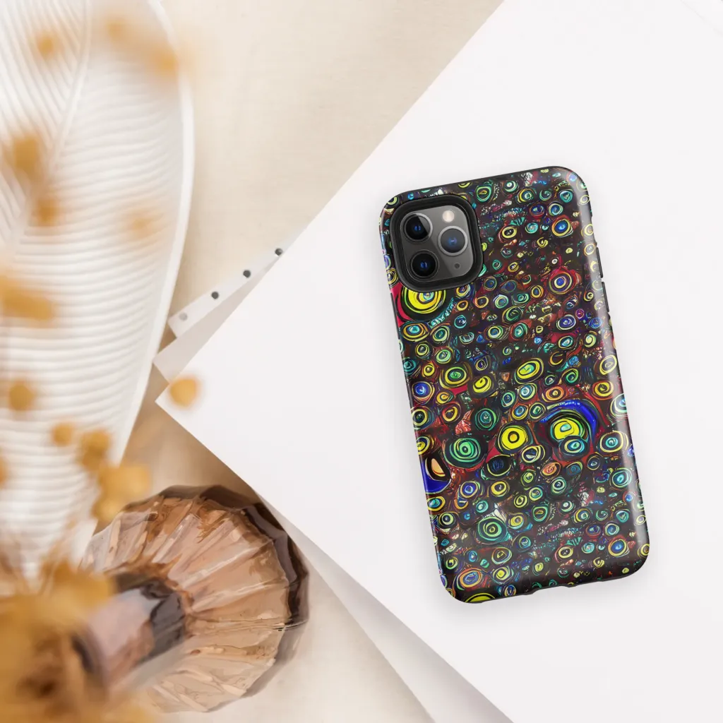 Neon Oculus on Tough Case for iPhone® — Front
