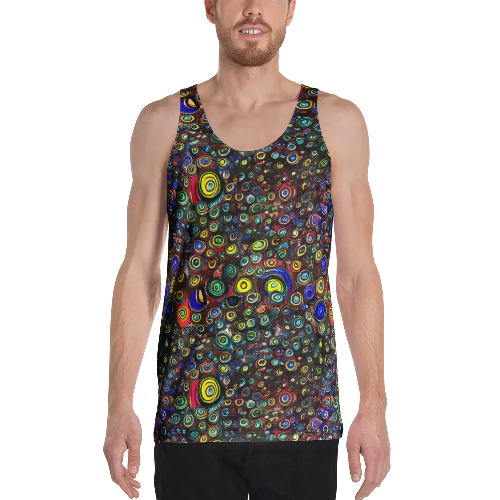 Neon Oculus on Men's Tank Top — Front