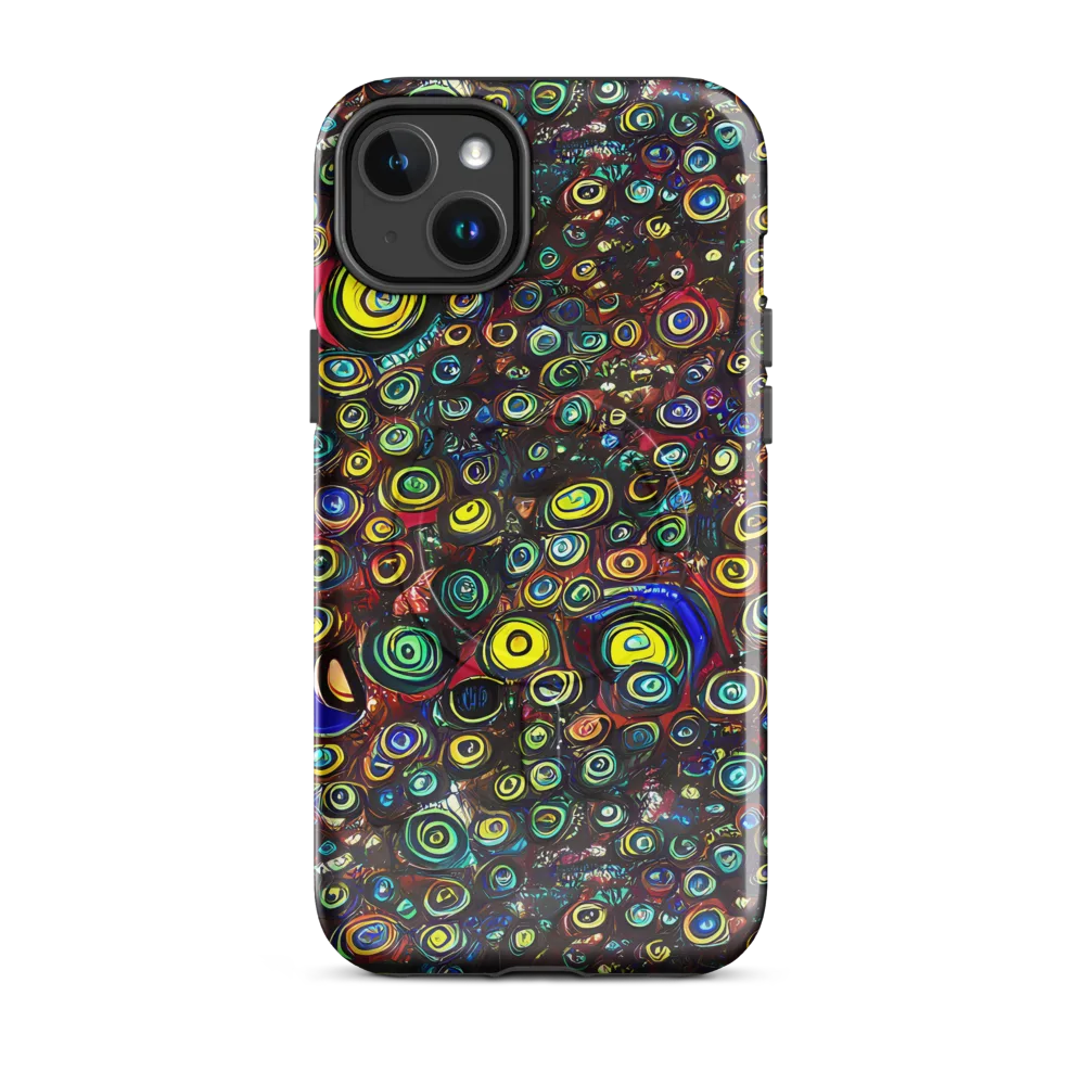 Neon Oculus on MagSafe Tough Case for iPhone® — Front