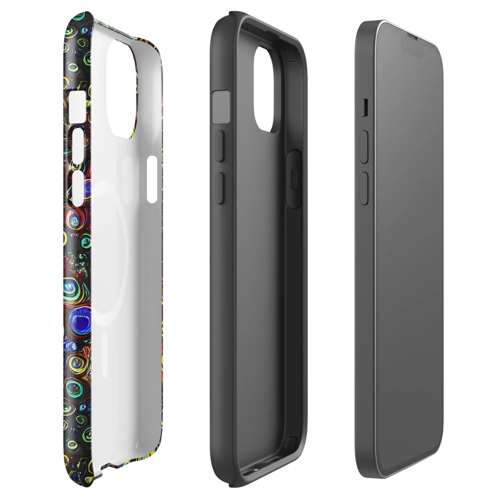 Neon Oculus on MagSafe Tough Case for iPhone® — Front
