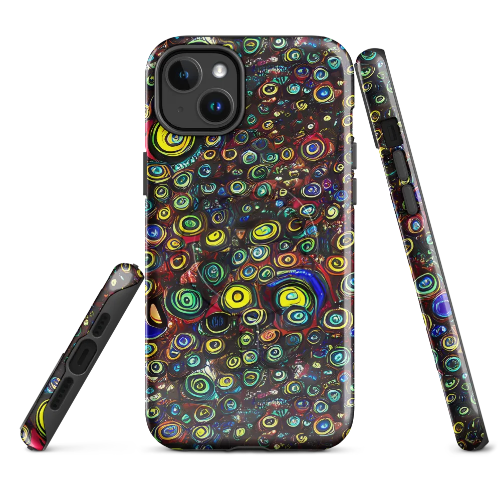 Neon Oculus on MagSafe Tough Case for iPhone® — Front
