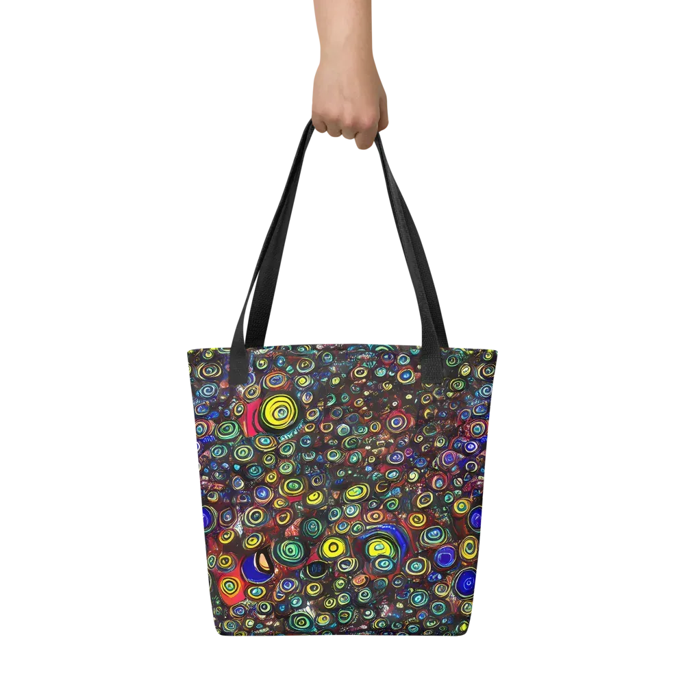 Neon Oculus on Tote Bag — Front
