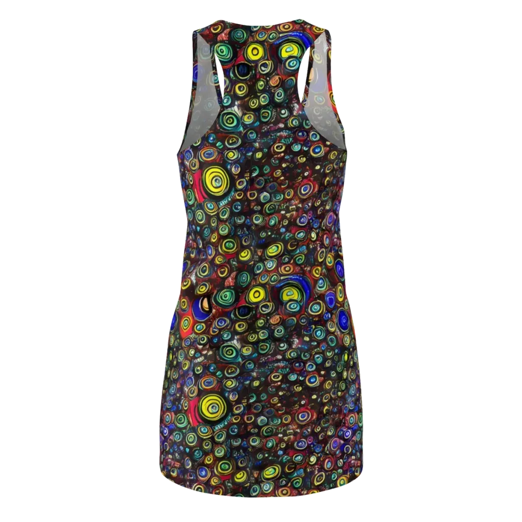 Neon Oculus on Racerback Dress — Back