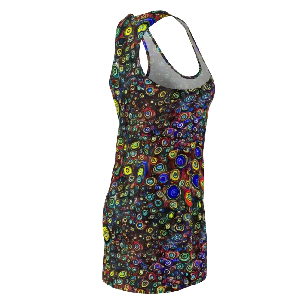 Neon Oculus on Racerback Dress — Back Side