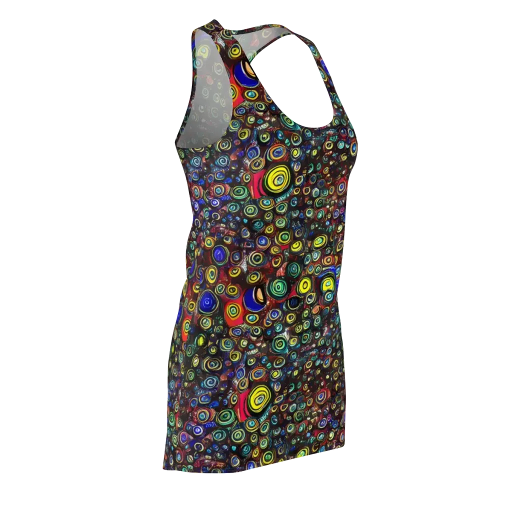 Neon Oculus on Racerback Dress — Front Side