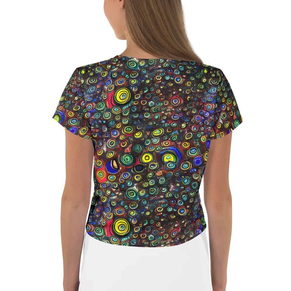 Neon Oculus on Crop Tee — Back