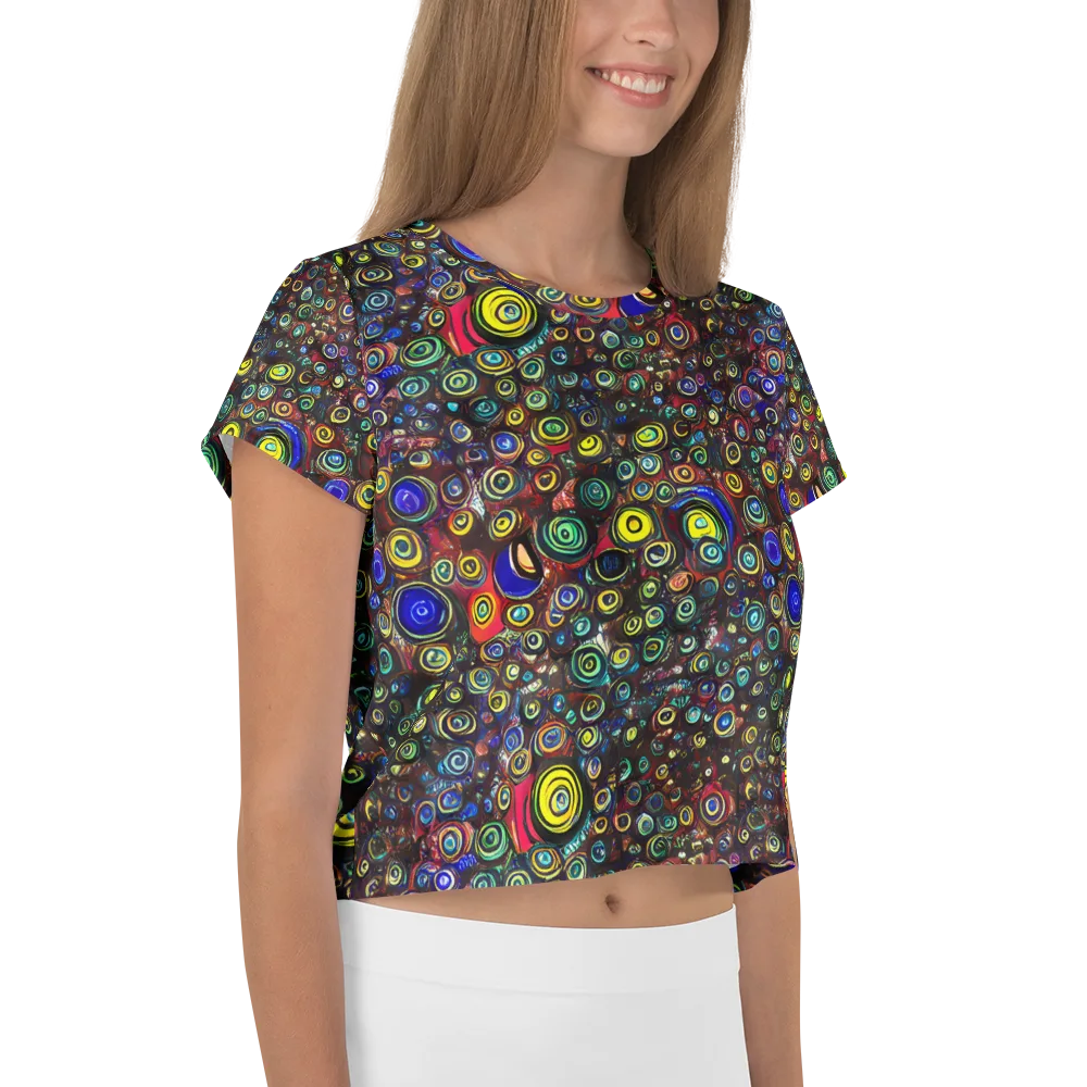 Neon Oculus on Crop Tee — Right