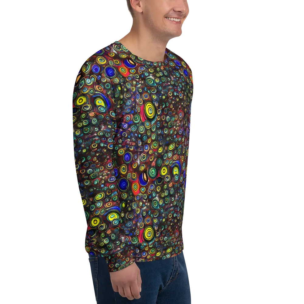 Neon Oculus on Sweatshirt — Right Front