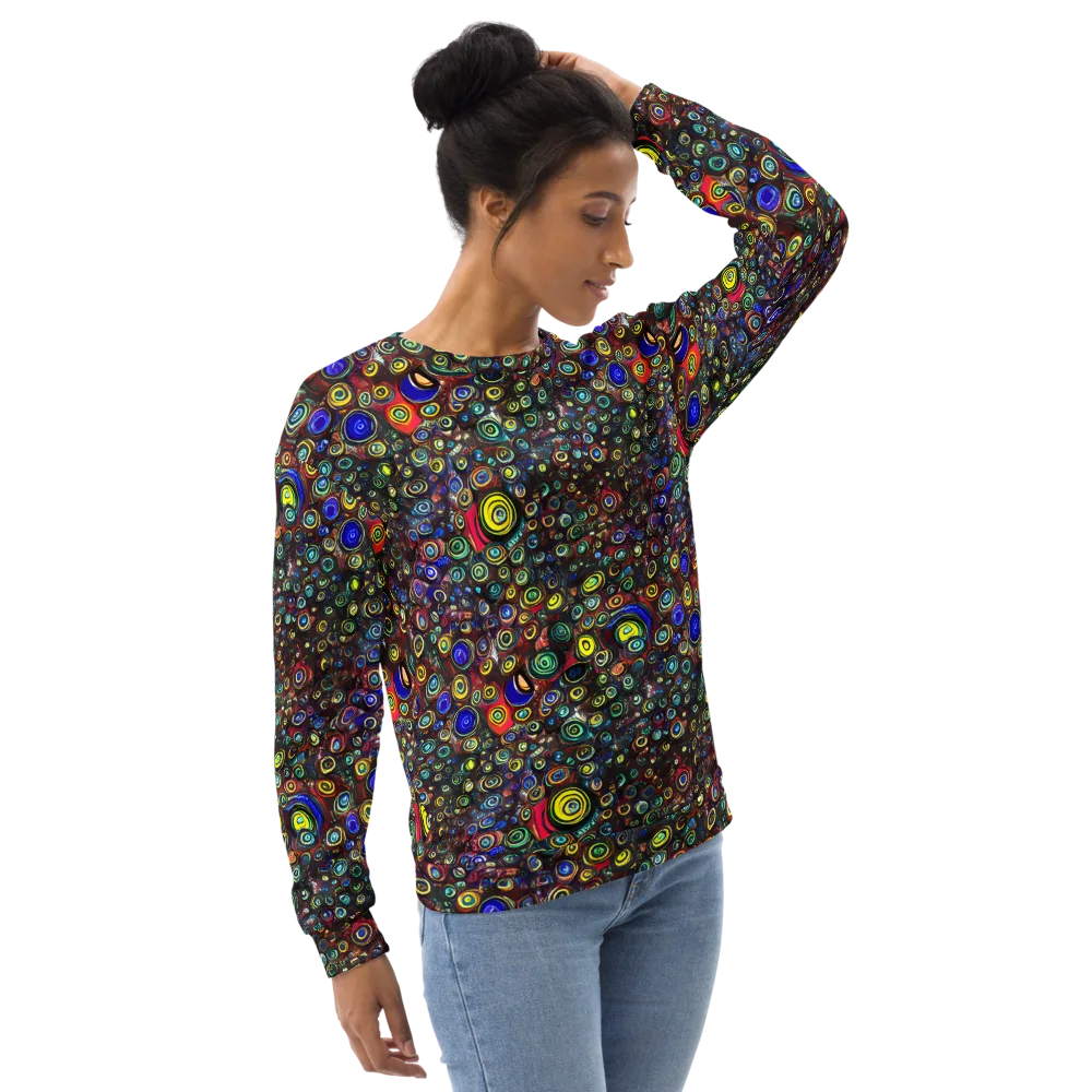 Neon Oculus on Sweatshirt — Right Front