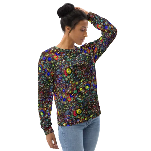 Neon Oculus on a Sweatshirt