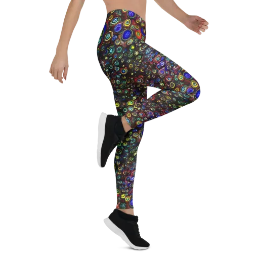 Neon Oculus on a Leggings