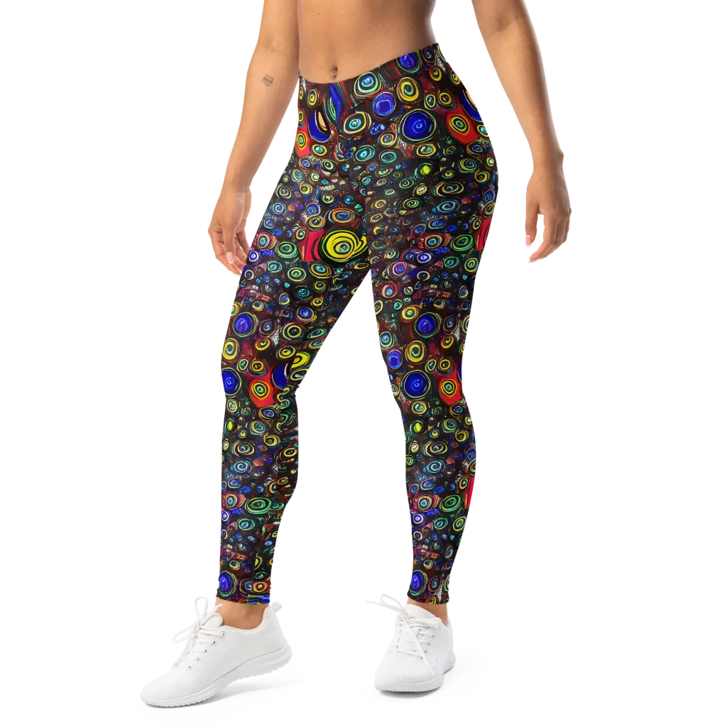 Neon Oculus on Leggings — Left Front
