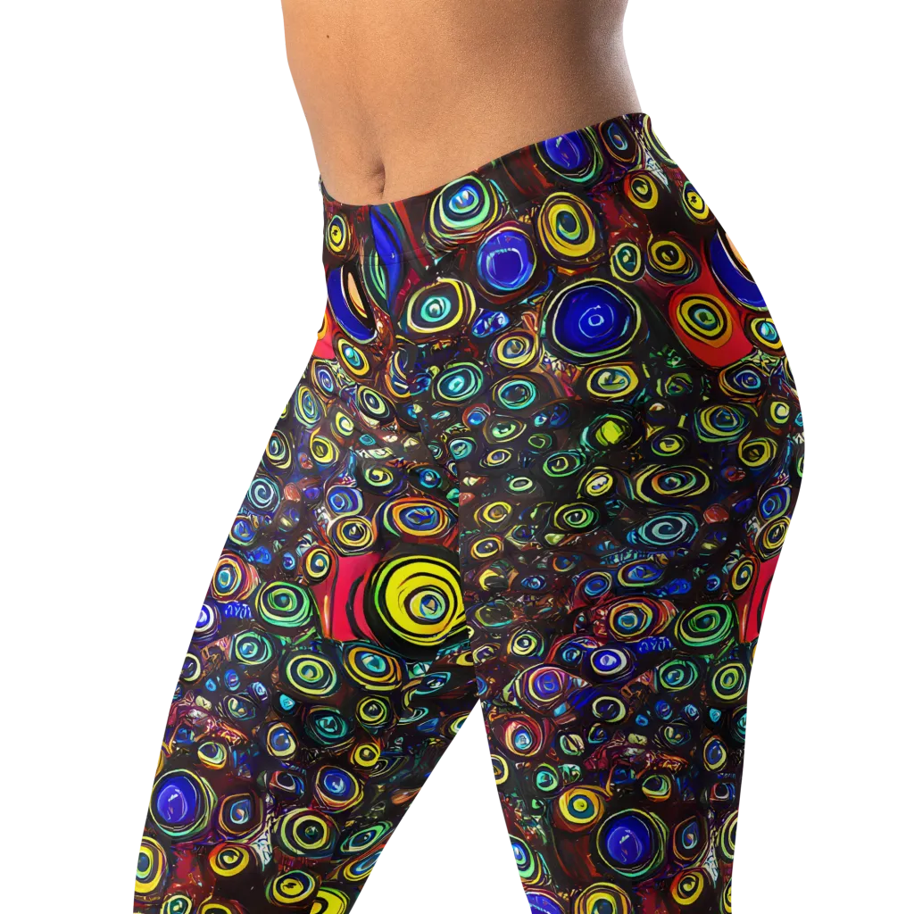 Neon Oculus on Leggings — Left Front