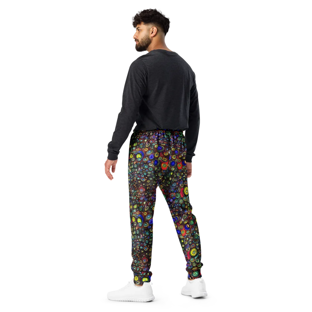 Neon Oculus on Men's Joggers — Back