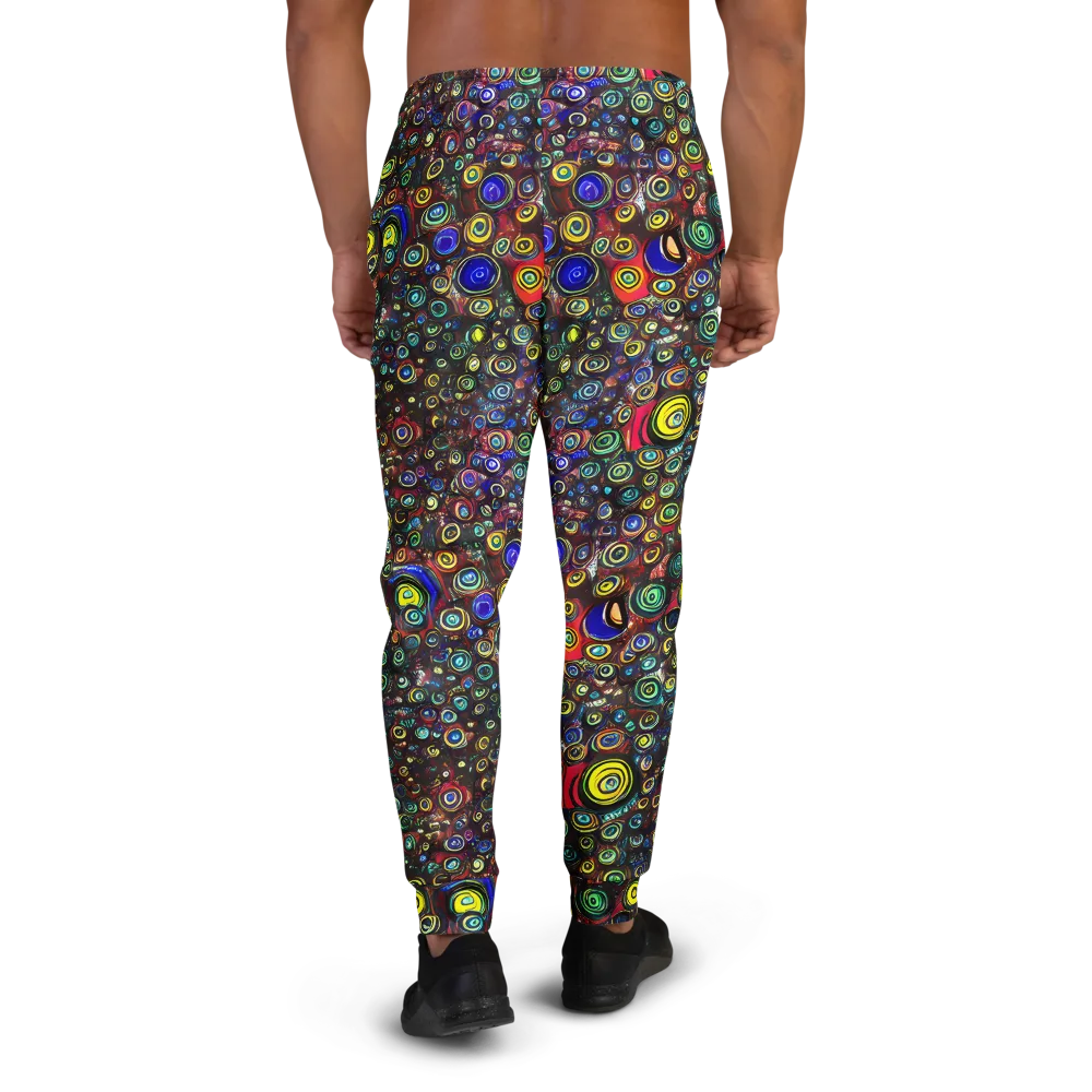 Neon Oculus on Men's Joggers — Back