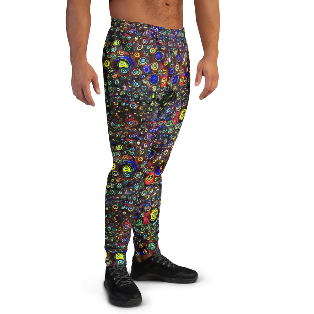 Neon Oculus on Men's Joggers — Right
