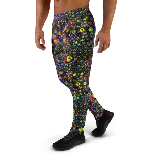 Neon Oculus on a Men's Joggers