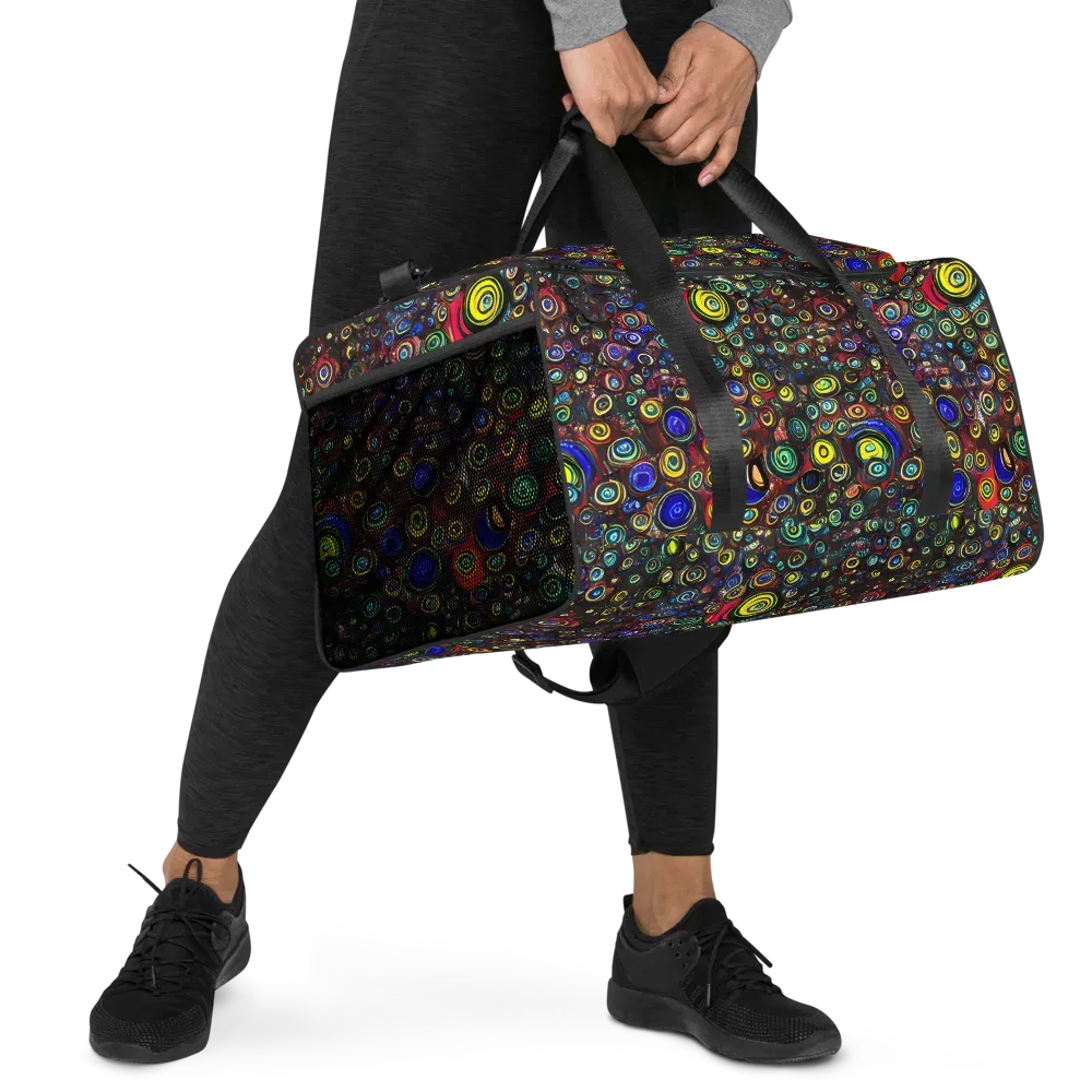 Neon Oculus on Duffle Bag — Right Front