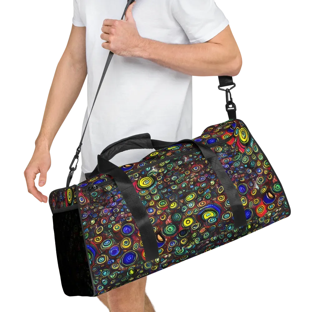 Neon Oculus on Duffle Bag — Right Front