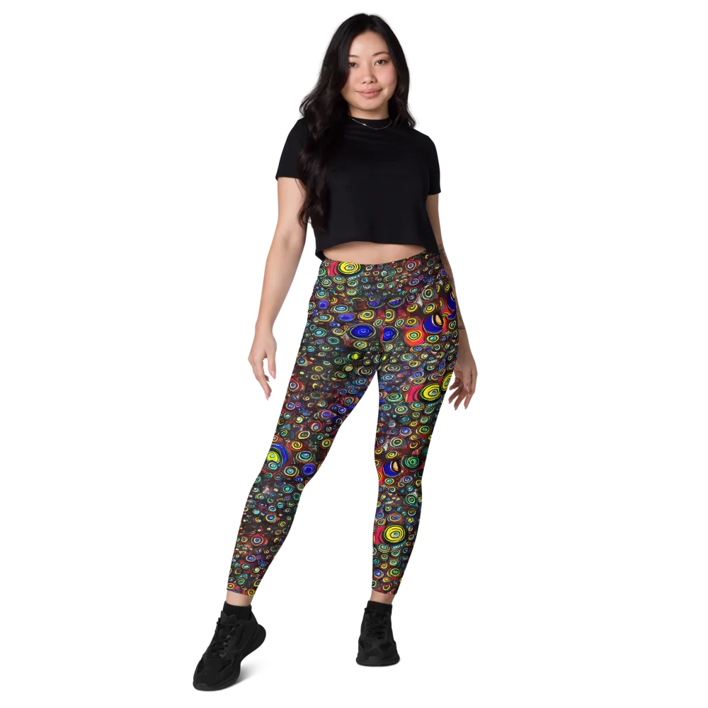 Neon Oculus on Leggings with Pockets — Front