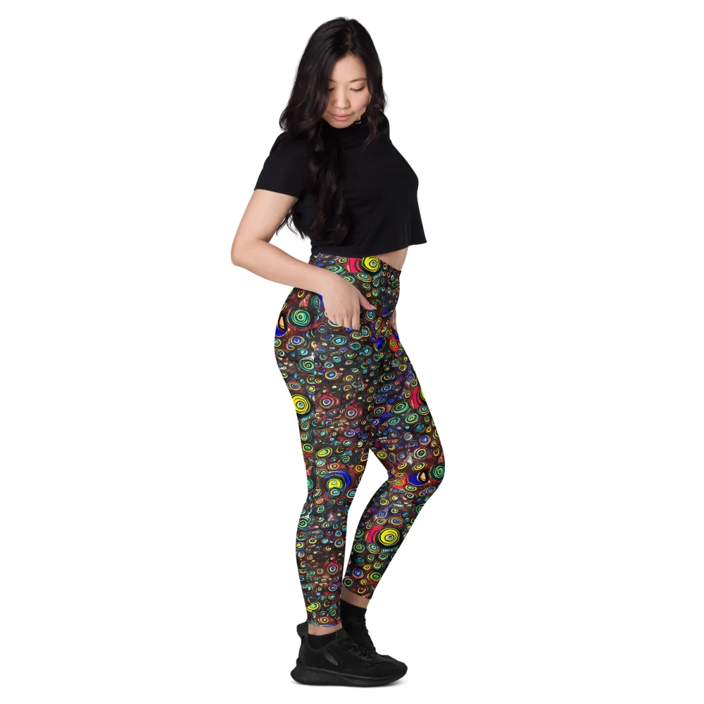 Neon Oculus on Leggings with Pockets — Right