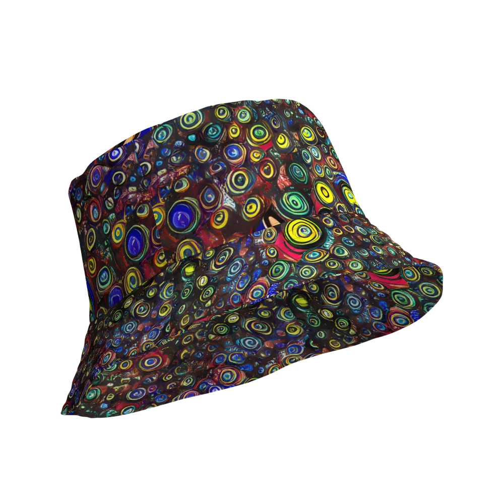 Neon Oculus on Reversible Bucket Hat — Product details Outside