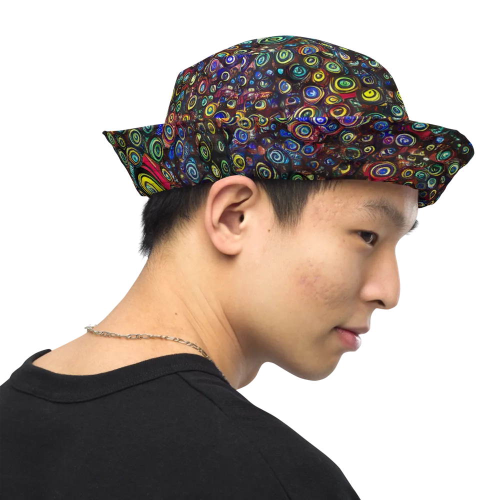 Neon Oculus on Reversible Bucket Hat — Right Outside