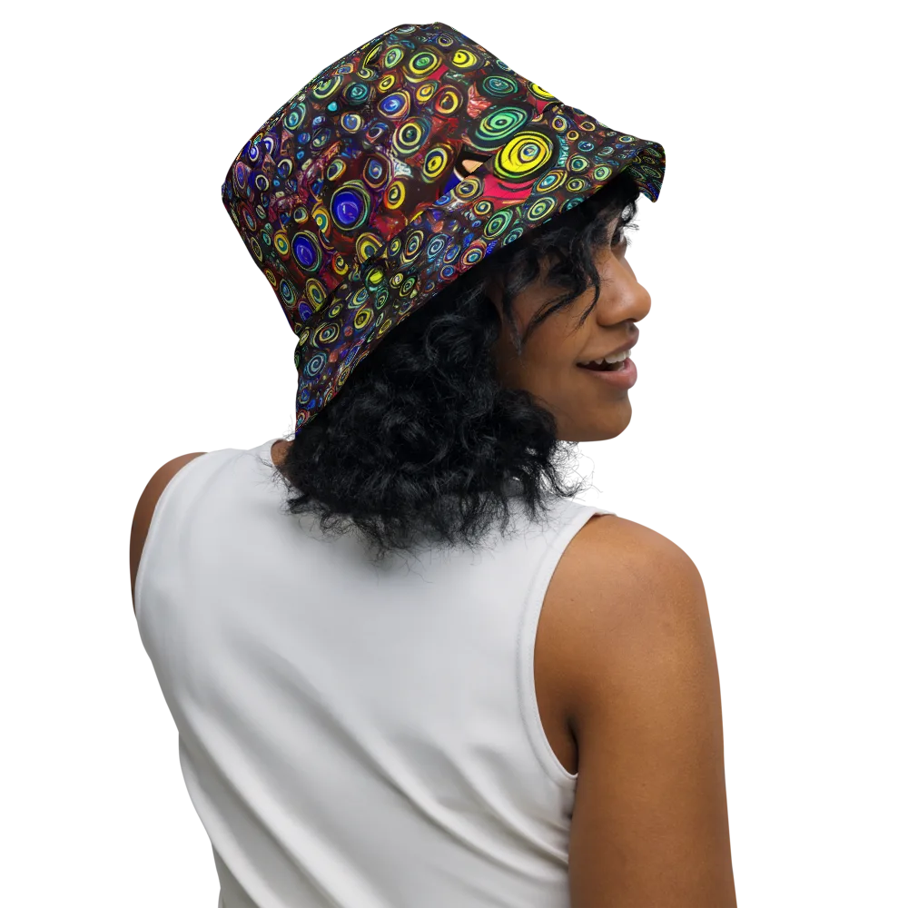 Neon Oculus on Reversible Bucket Hat — Right Outside