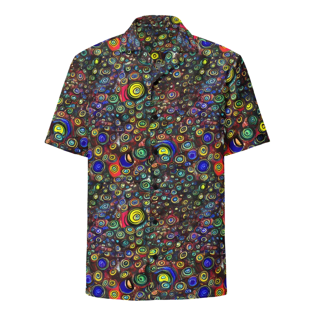 Neon Oculus on Button Shirt — Front