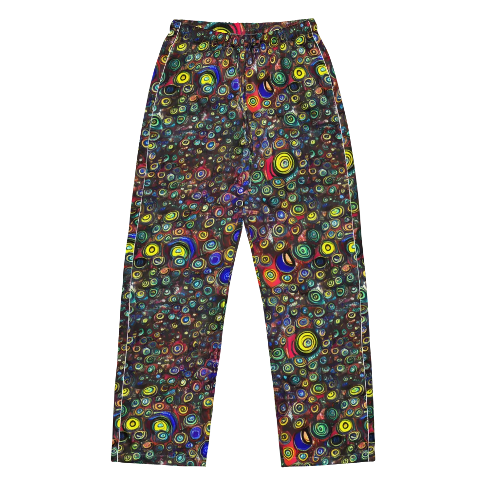 Neon Oculus on Women's Pajama Pants — Front