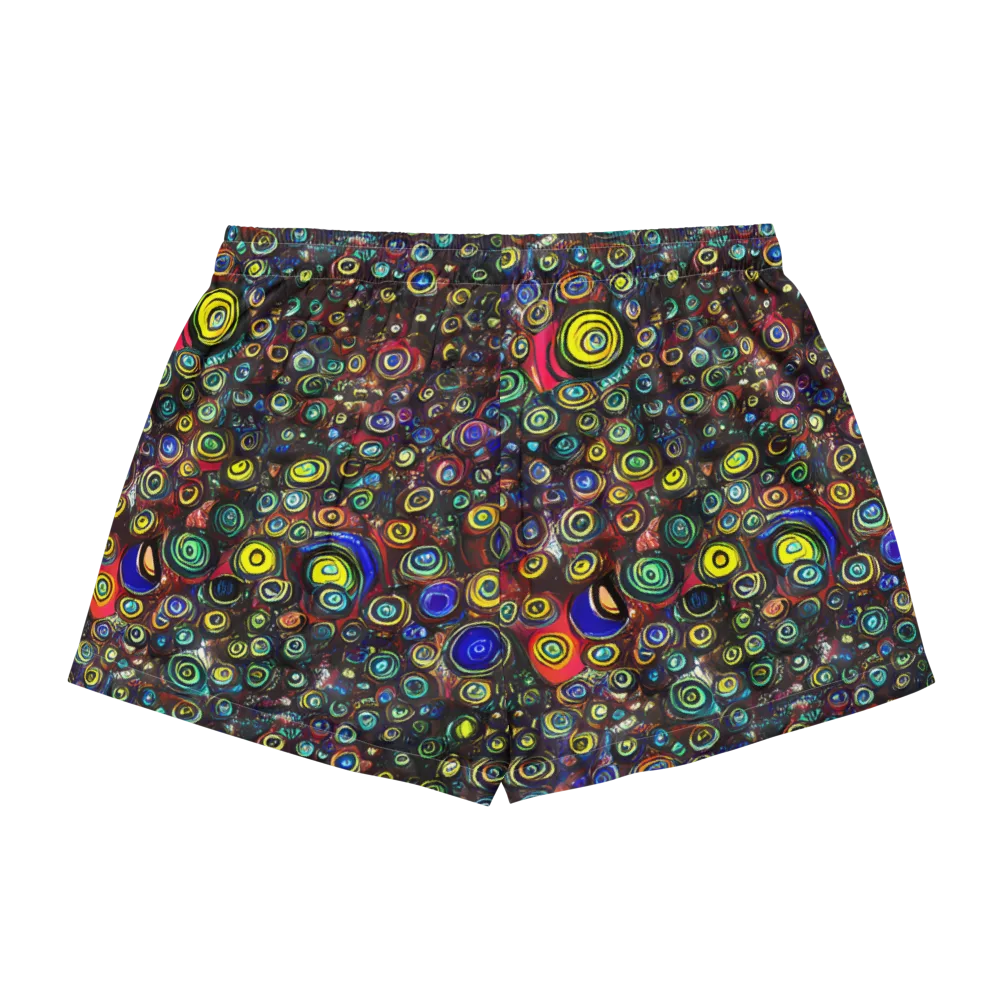 Neon Oculus on Women's Pajama Shorts — Back