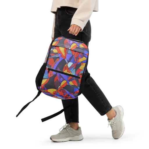 Neon Interlock on a Utility Backpack