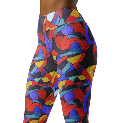 Neon Interlock on a Yoga Leggings