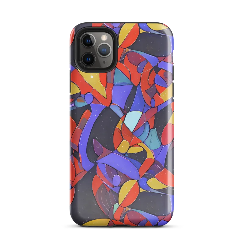 Neon Interlock on Tough Case for iPhone® — Front