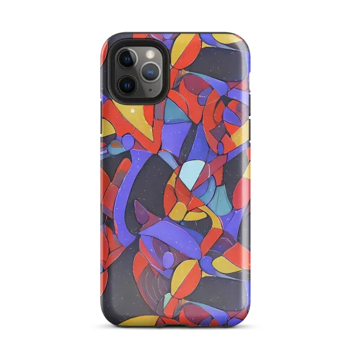 Neon Interlock on a Tough Case for iPhone®