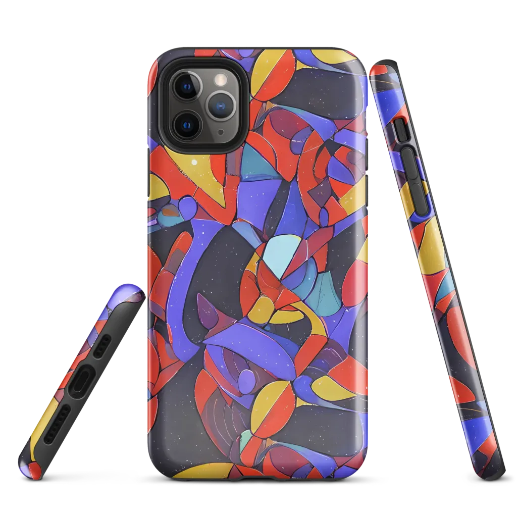 Neon Interlock on Tough Case for iPhone® — Front